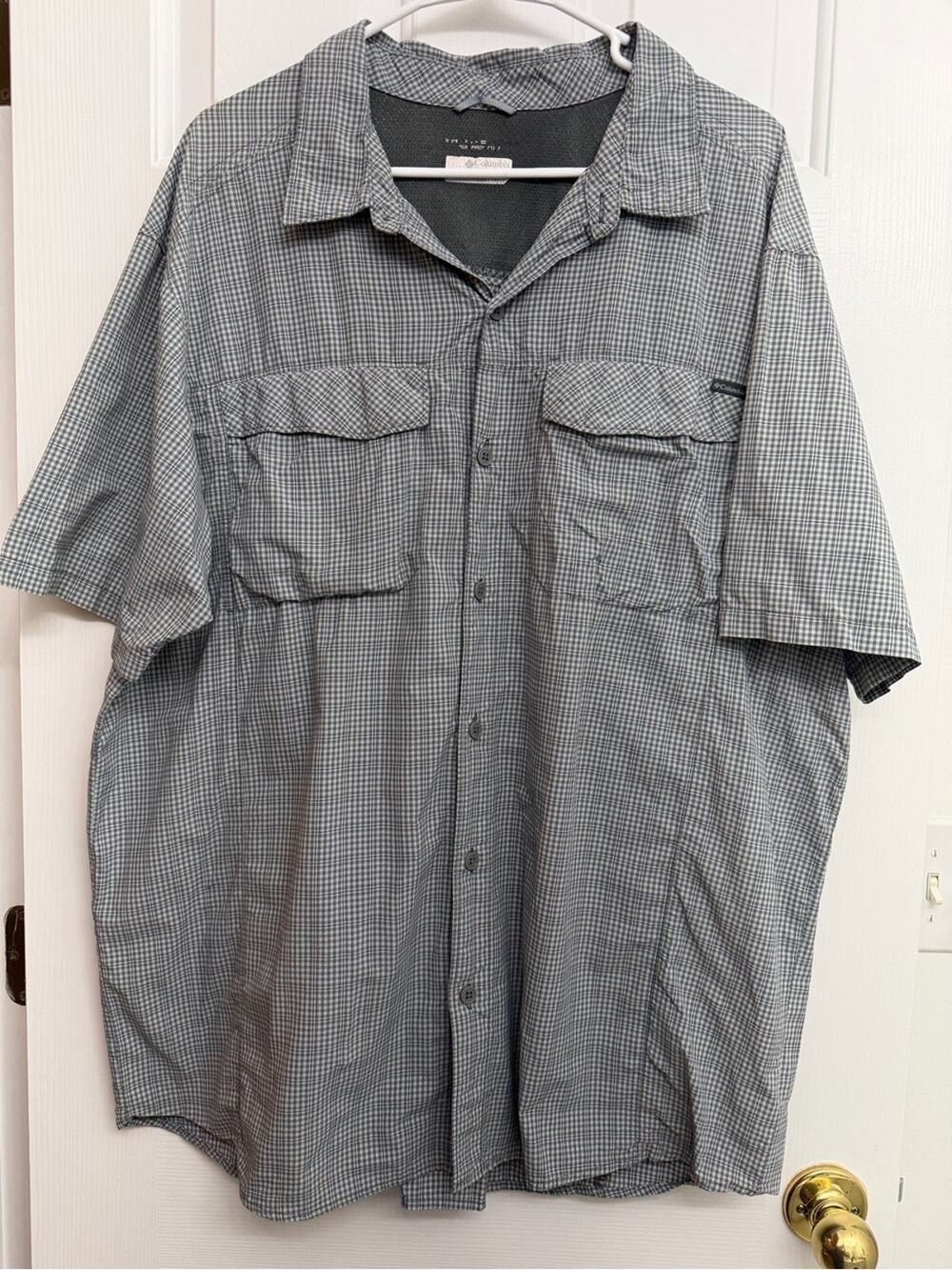 Columbia Plaid Vented Shirt with Sun Protection